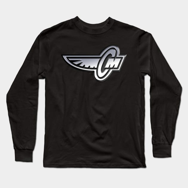 Corley Motors Chrome Logo Long Sleeve T-Shirt by blankcanvasdj